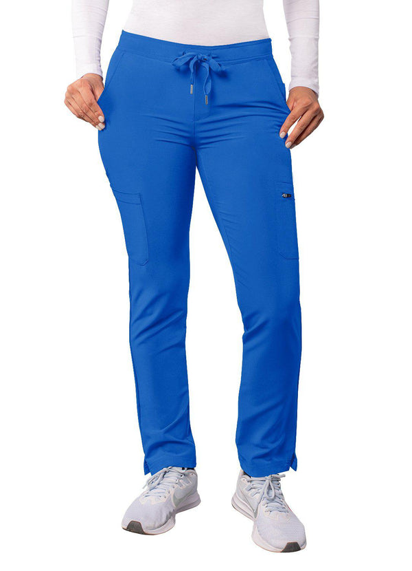 Adar Addition Women's Skinny Cargo Pant ( Royal Blue), CareTyme Scrubs
