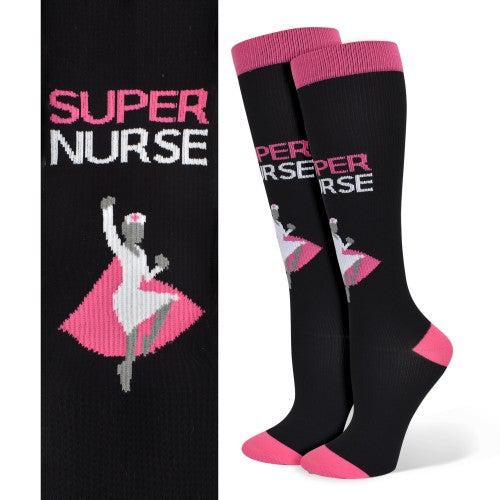 Super Nurse Fashion Compression Socks